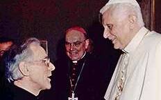 Monsignor Ignazio Sanna e Papa Benedetto XVI