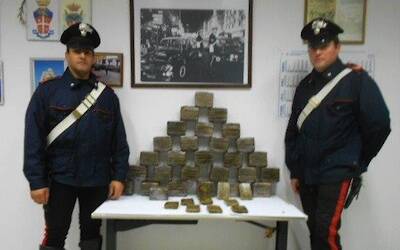 Carabinieri hashish Mandriola San Vero Milis