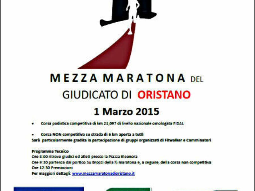 Mezza maratona del gioudicato - Locandina