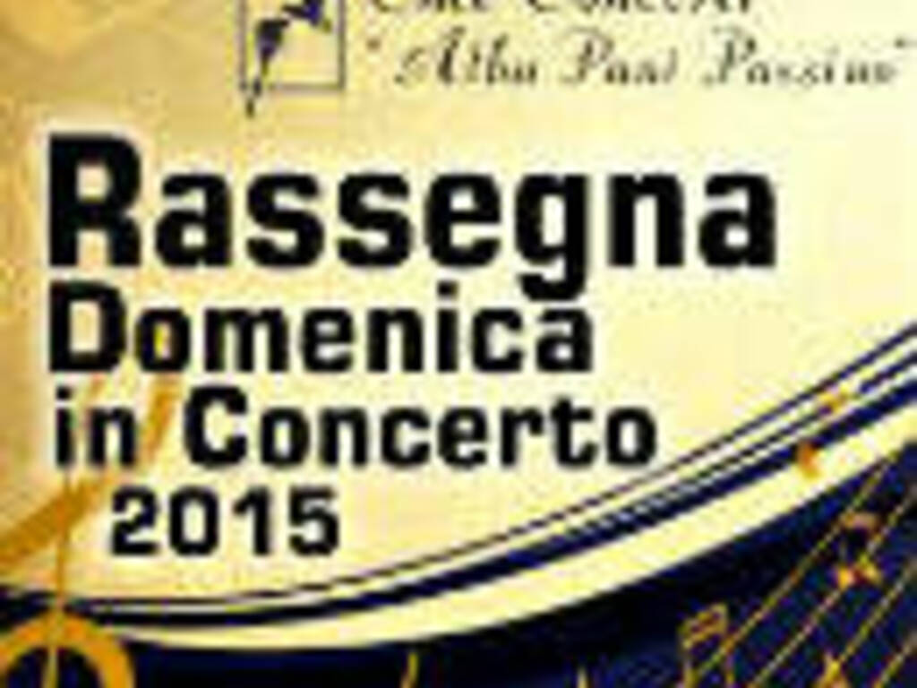 Rassegna Domenica in Concerto 2015 evidenza