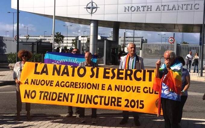 Nato No Trident Manifestazione Napoli
