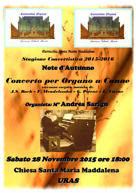 Uras - Concerto organo a canne