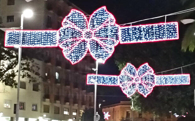 Oristano - luminarie natale 2015