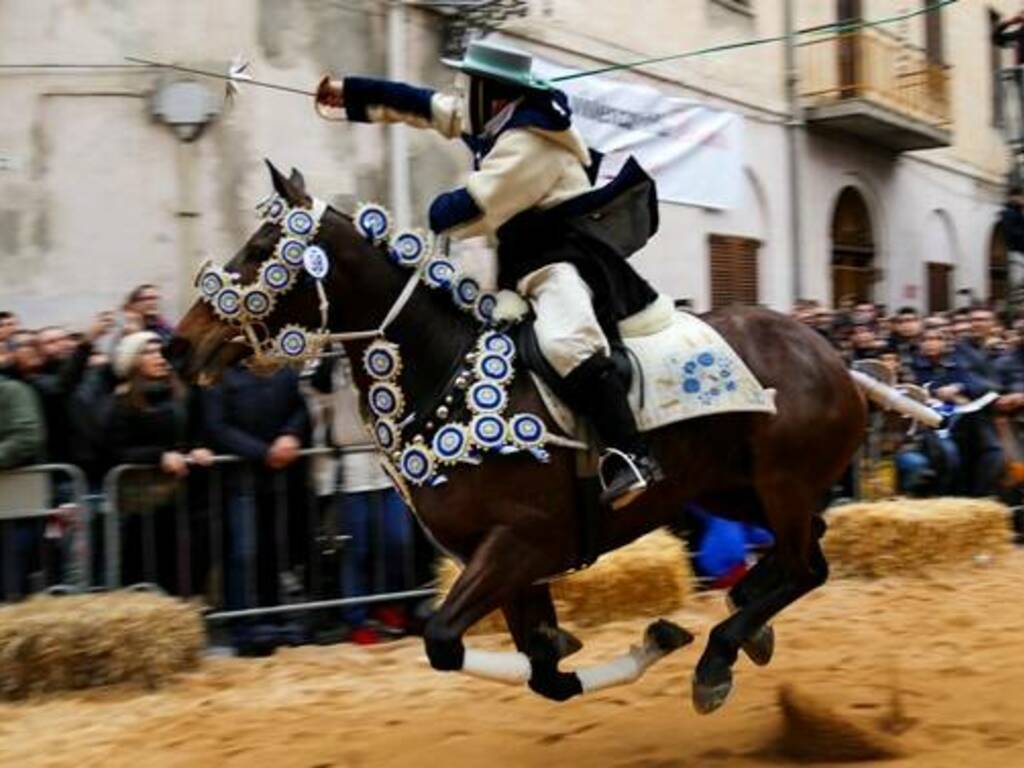 Sartiglia - discesa stella - Foto Mauro Orrù