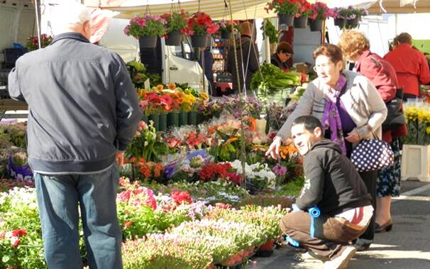 mercatino - fiori