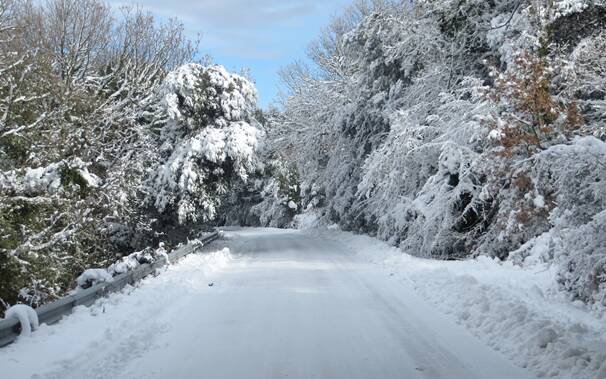 Cuglieri - Santu Lussurgiu - Neve - Foto Giovanni Pinna