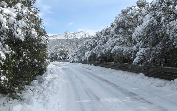 Cuglieri - Santu Lussurgiu - Strada - neve - Foto Giovanni Pinna