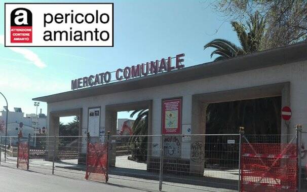 Oristano - Mercato comunale - lavori amianto EVIDENZA