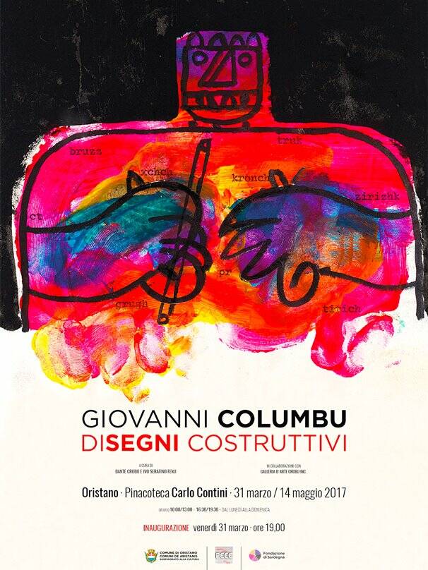 Oristano - Pinacoteca - mostra Giovanni Columbu - locandina