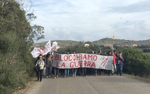 A Foras- Quirra - Capo Frasca -Blocchiamo la guerra