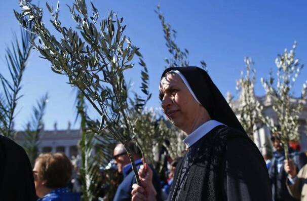 San Pietro Domenica palme Olivi Bosa Riola