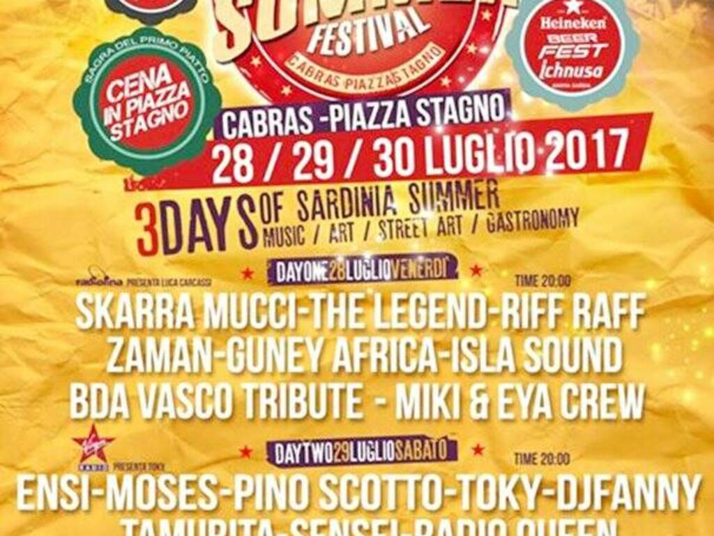 Cabras - Sardinia Summer Fest