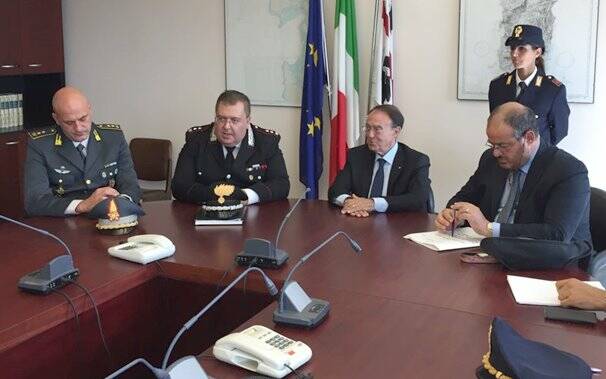 Oristano - Questura - presentazione sicurezza estate