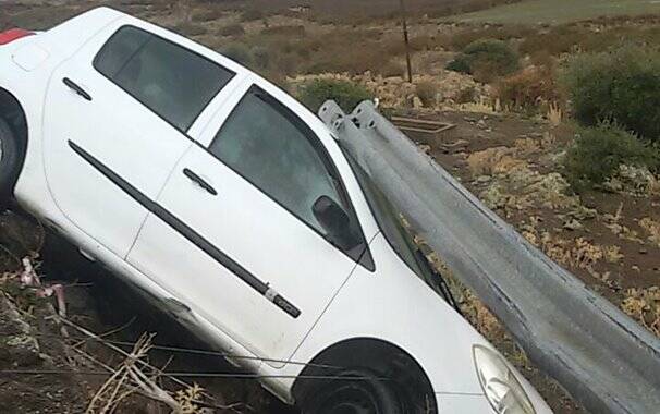 Incidente stradale Bonarcado Santu Lussurgiu - Auto fuori strada