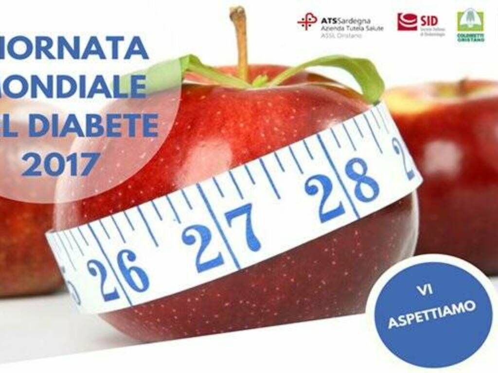 Oristano - giornata diabete 2017 EVIDENZA
