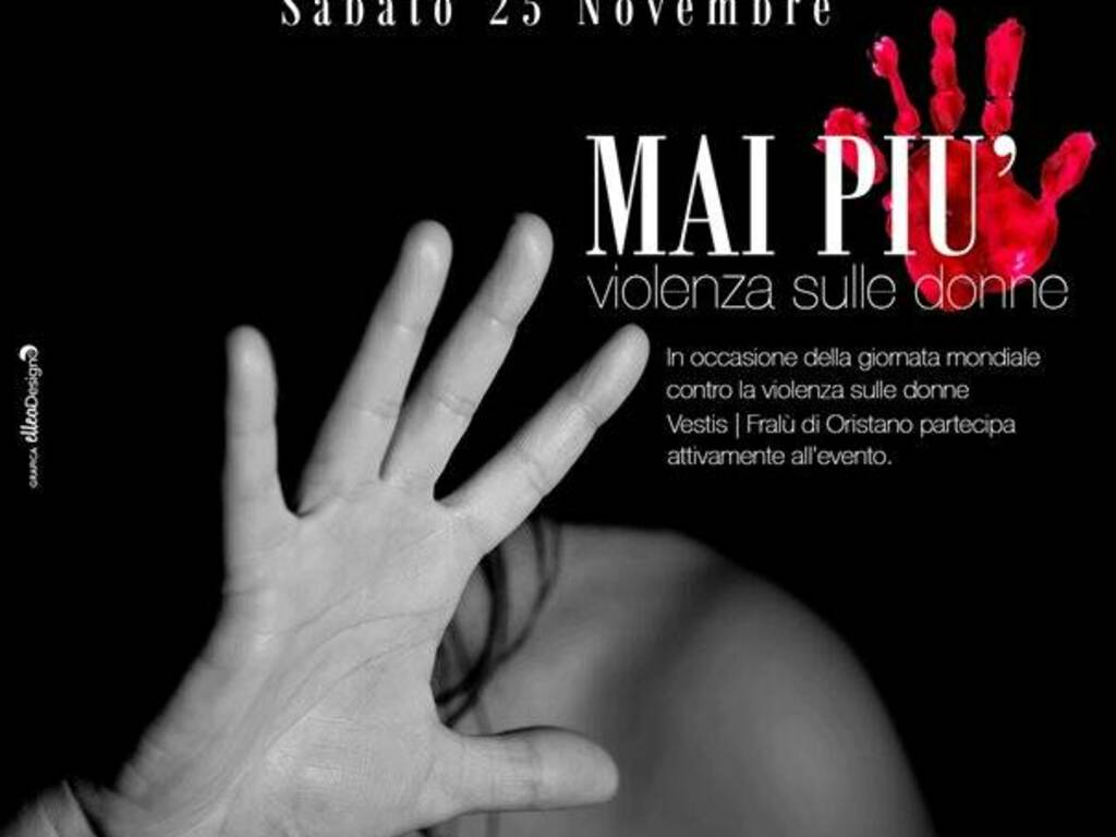 Oristano - violenza donne - Vestis Fralu