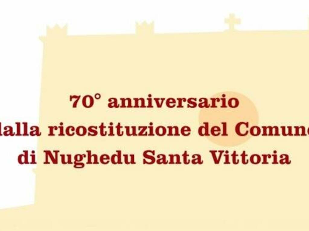 Nughedu Santa Vittoria - 70 anni comune EVIDENZA