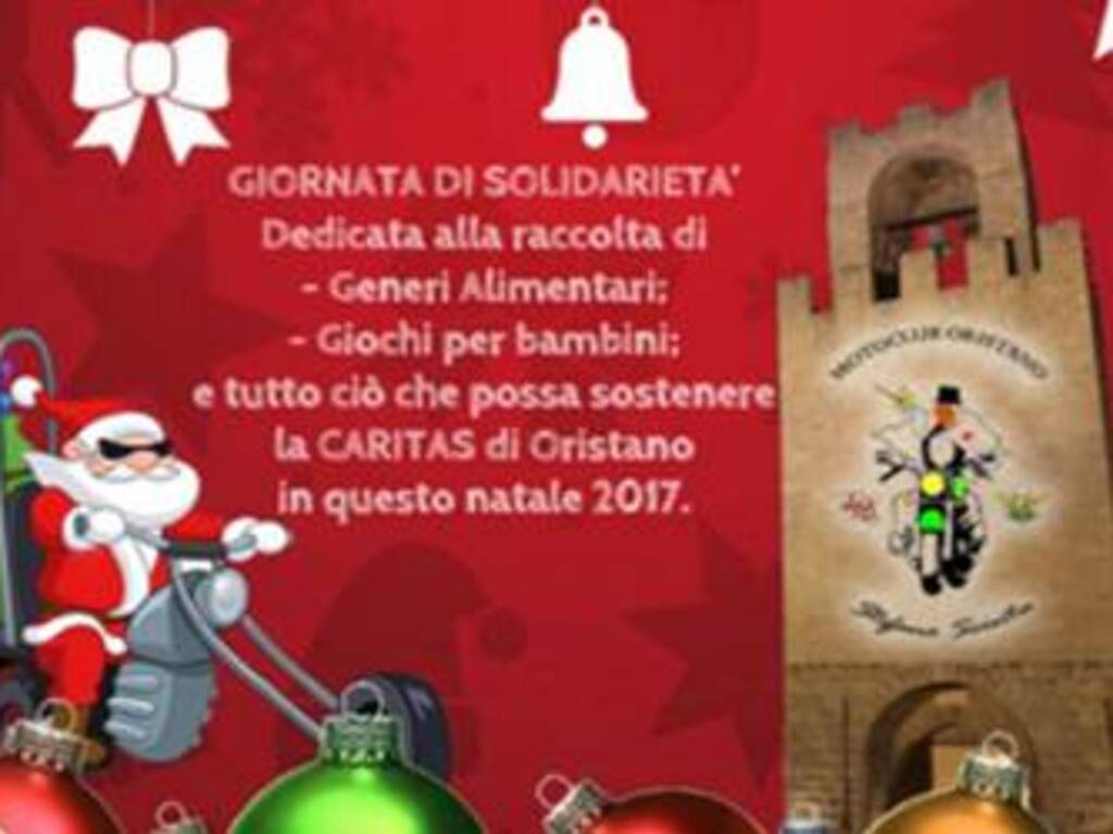 Oristano - Babbo Natale Moto EVIDENZA