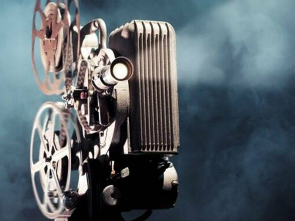 photo of an old movie projector