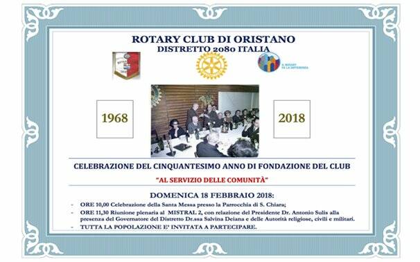 Oristano - 50 anni Rotary club