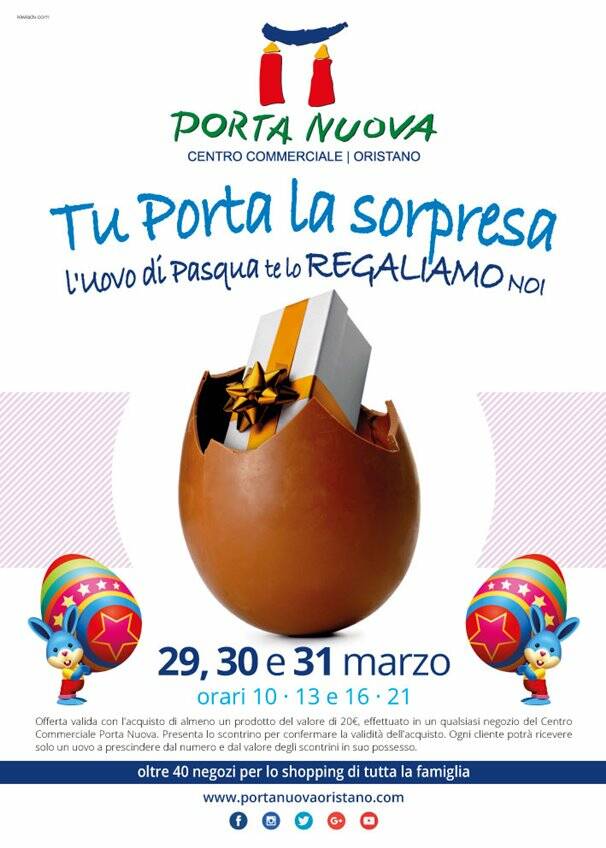 Oristano - Porta Nuova - Uovo di Pasqua