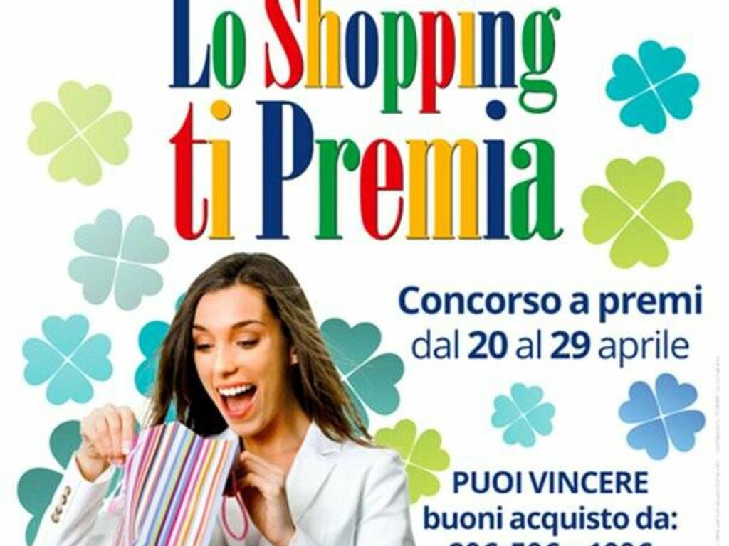 Porta Nuova - Oristano - Centro commerciale - locandina-lo-shopping-ti-premia-aprile-2018