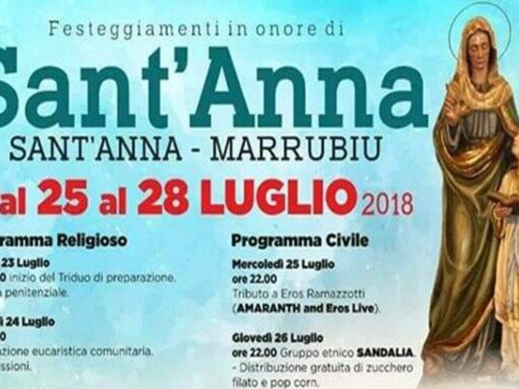 Sant'Anna Marrubiu - festa EVIDENZA