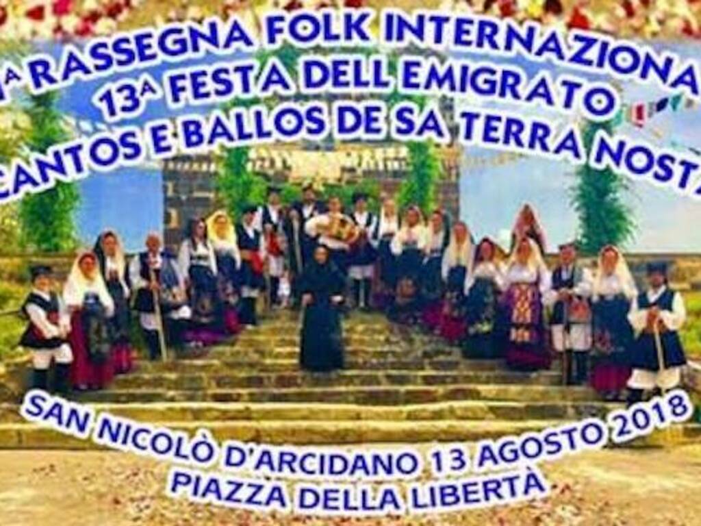 Arcidano Festa emigrato