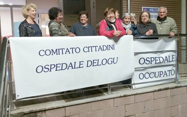 Ghilarza - ospedale occupato