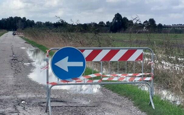 Arborea - allagamenti pioggia novembre 3