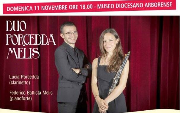 Oristano - Domenica in concerto - duo clarinetto piano - 11 novembre EVIDENZA