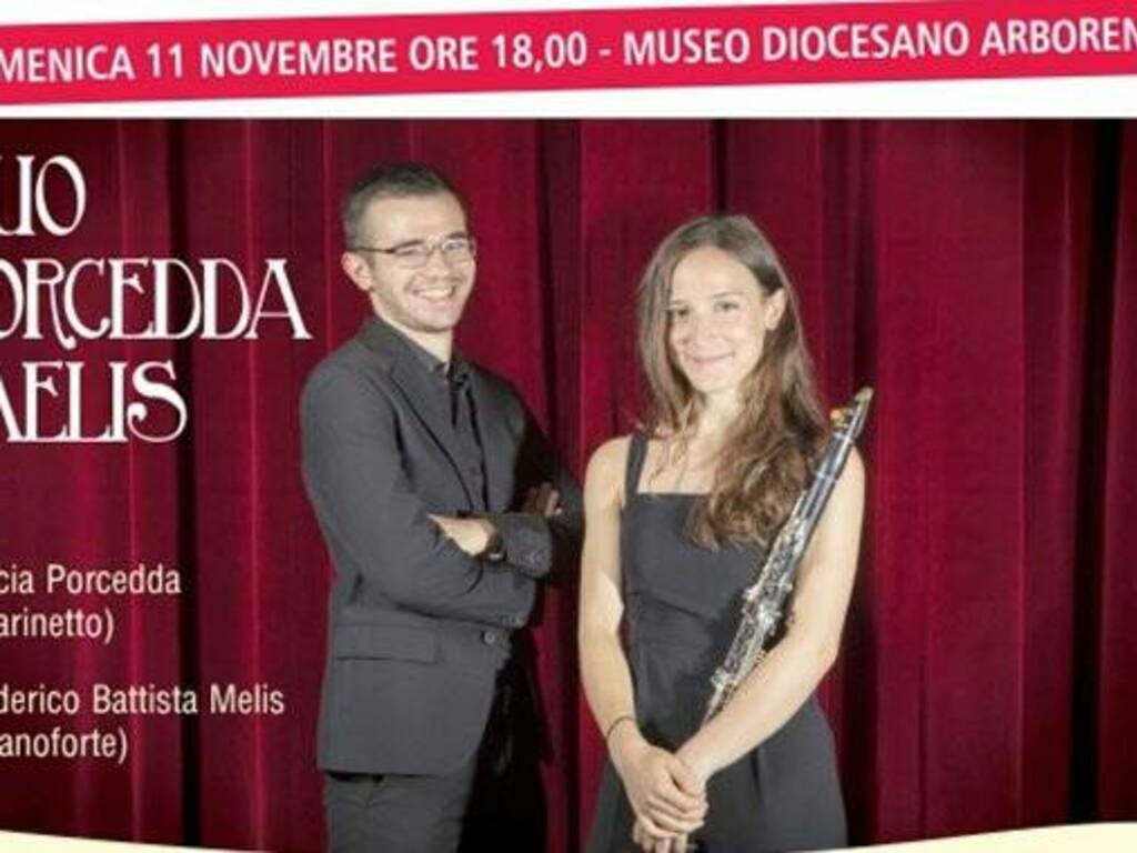 Oristano - Domenica in concerto - duo clarinetto piano - 11 novembre EVIDENZA