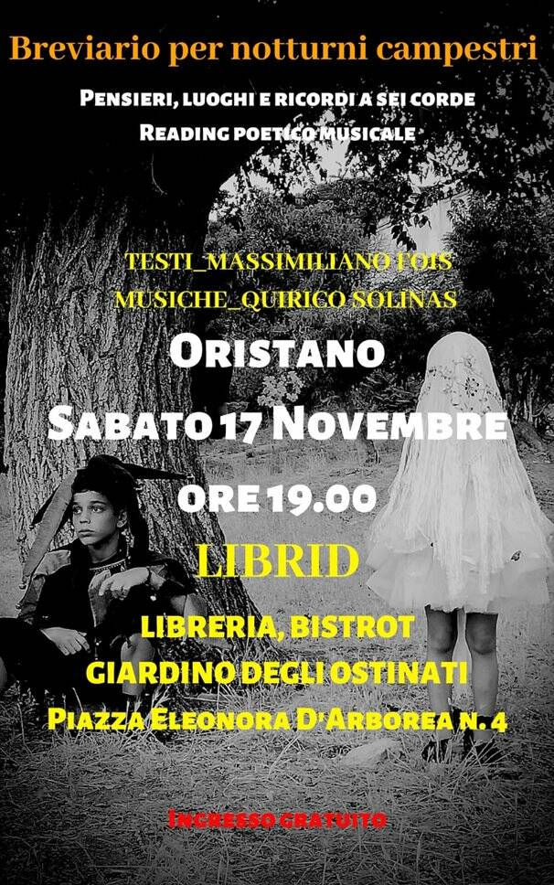 Oristano - librid - presentazione libro Fois