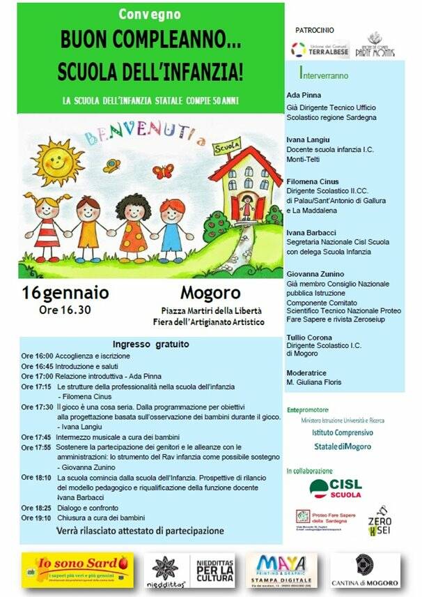 Mogoro - scuola infanzia - convegno