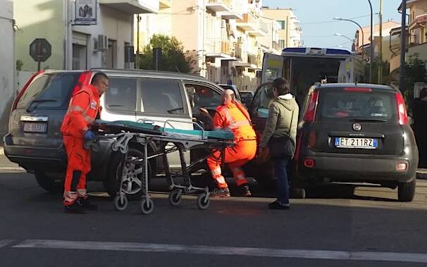 Oristano incidente via marche