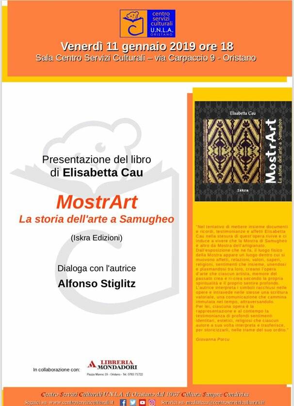 Oristano - Unla - libro elisabetta cau