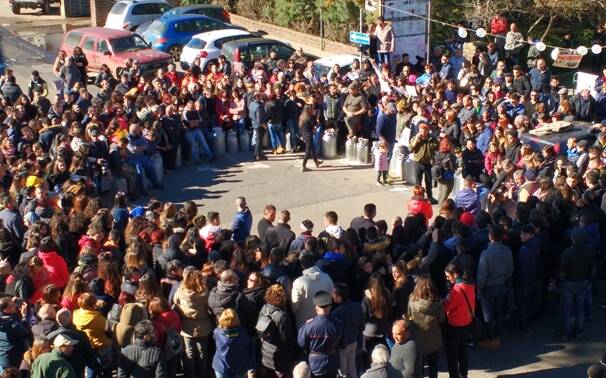 Ghilarza - protesta pastori - Foto Comune