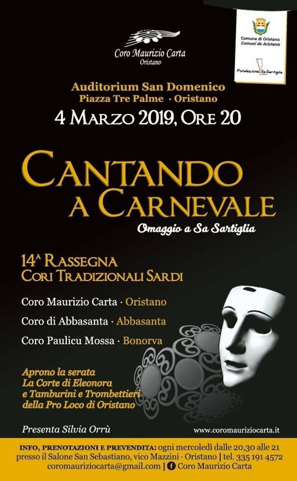 Oristano - cantando a Carnevale