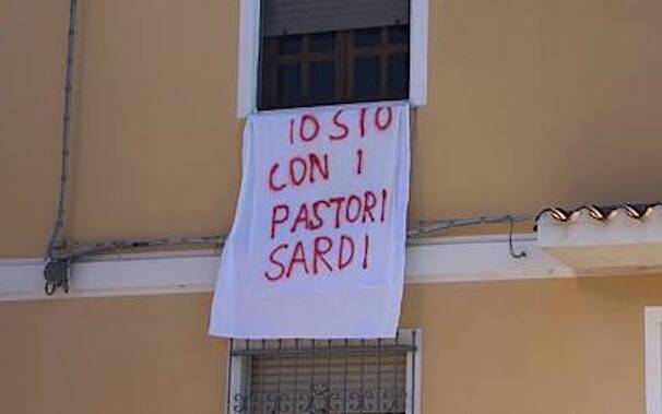 Pastori sardi Oristano protesta