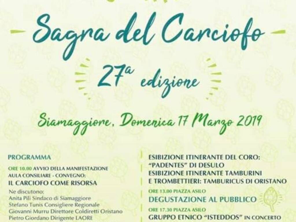 Simaggiore - Sagra del carciofo