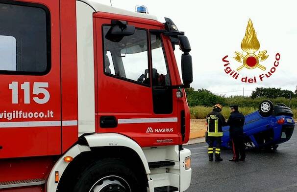 Incidente strada zeddiani san vero milis