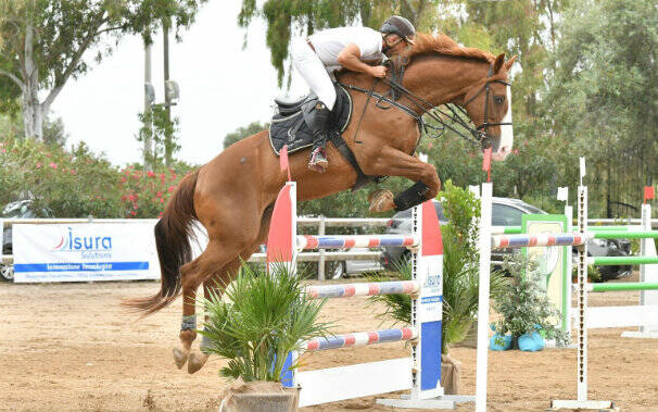 Malacaragonis - Paolo Ortu campionati salto ostacoli regionali Foto Corbinzolu