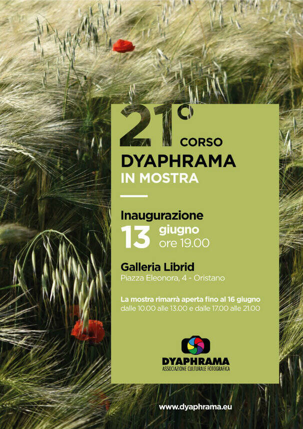Oristano - mostra dyaphrama locandina dell'evento
