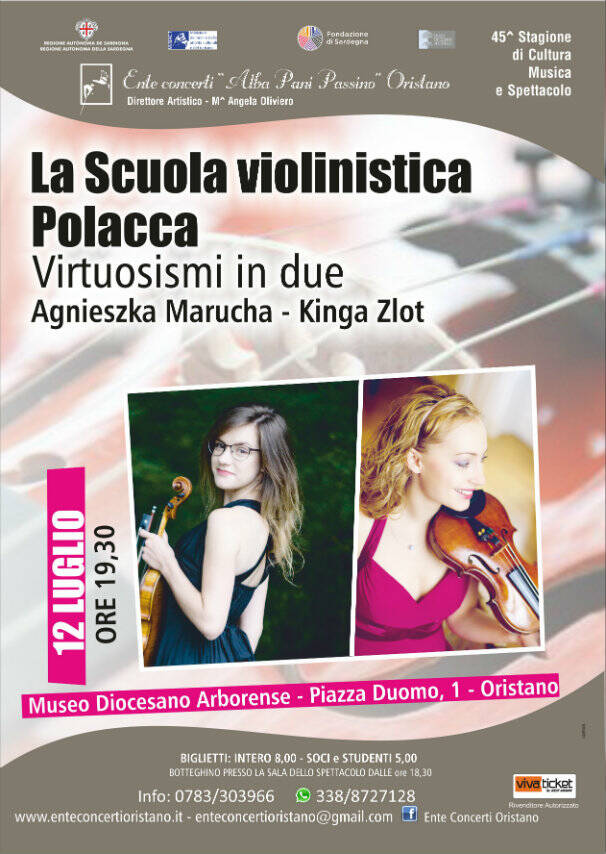 Oristano - locandina scuola polacca violino