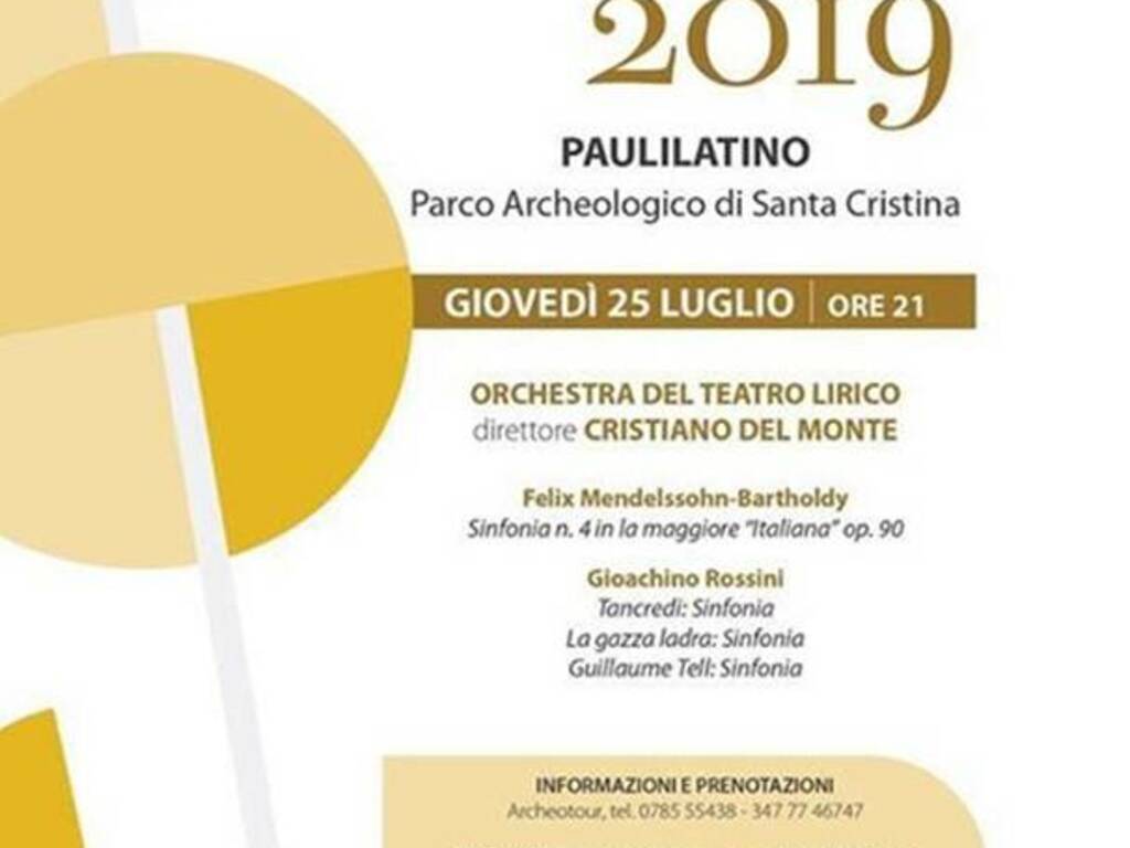Paulilatino - orchestra - estate 2019