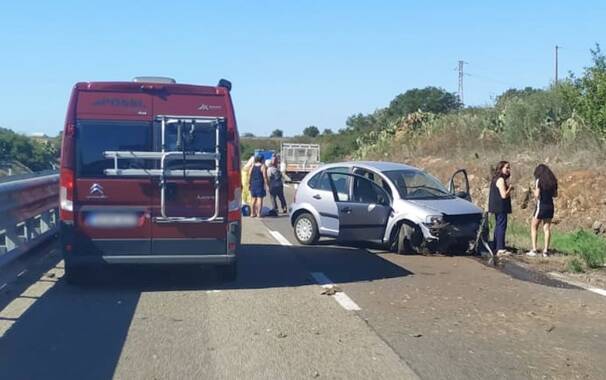 Abbasanta - Statale 131 - incidente - Foto di Carlo Mariotti