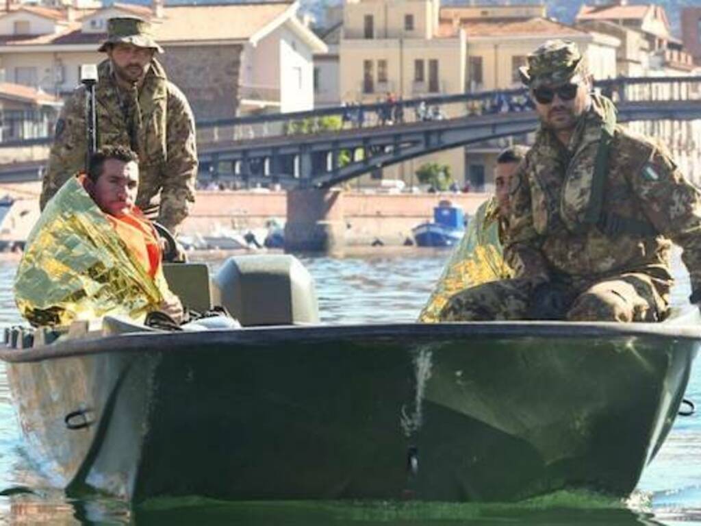 Bosa alluvione esercitazione protezione civile barca brigata sassari temo