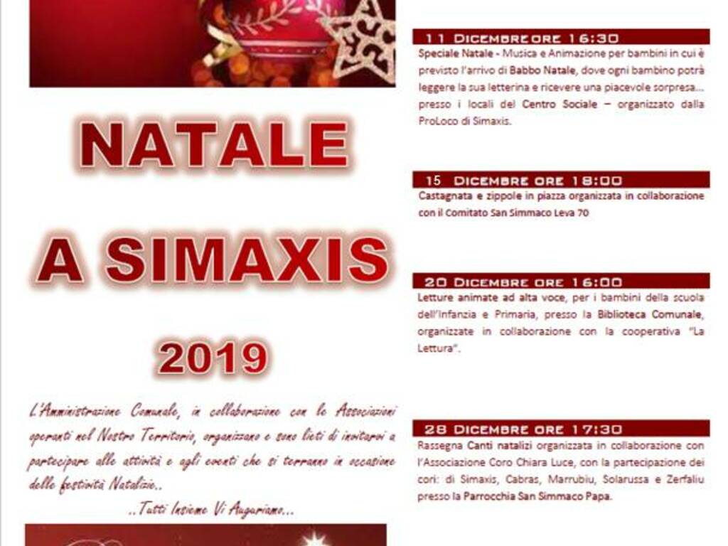 Natale a Simaxis