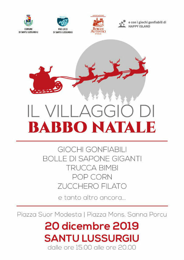 Santu Lussurgiu - il villaggio di babbo natale