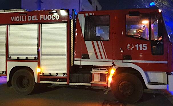 Vigili del fuoco notte